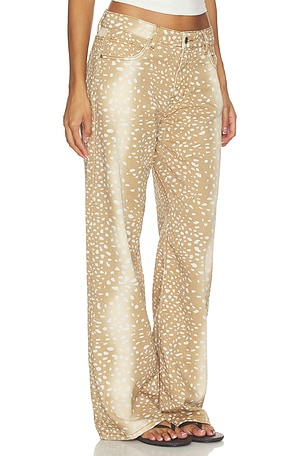 LIONESS Peak Jean in Brown