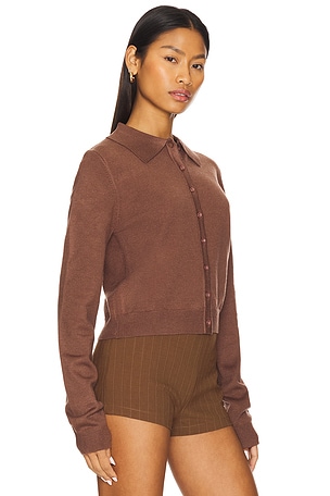LIONESS Awakening Cardigan in Brown