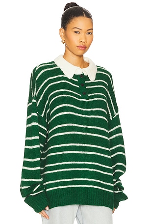 LIONESS Rising Sun Jersey in Green