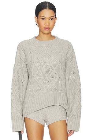 Liaison Cable Knit Pullover LIONESS