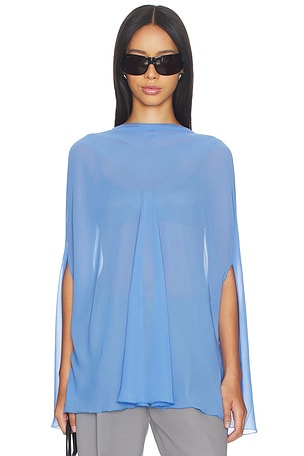 LIONESS Aura Poncho in Blue