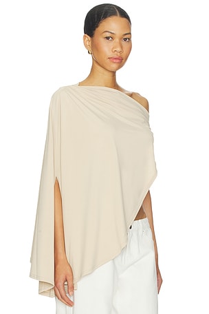 LIONESS Reborn Poncho in Beige