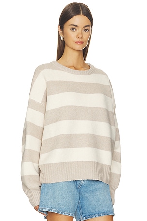 LIONESS Dolce Knit Sweater in Beige