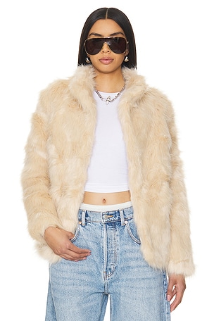 Bada Bing Faux Fur CoatLIONESS$139