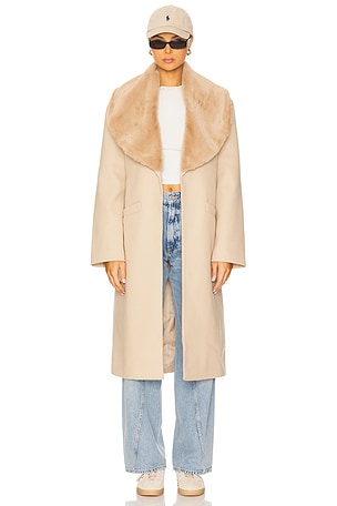 LIONESS Endless Coat in Tan