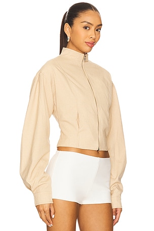 LIONESS Eclipse Jacket in Beige. Size XXS. Also