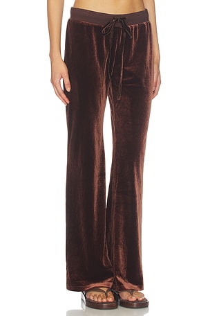 LIONESS PANTALON ALBA TRACK en Chocolat