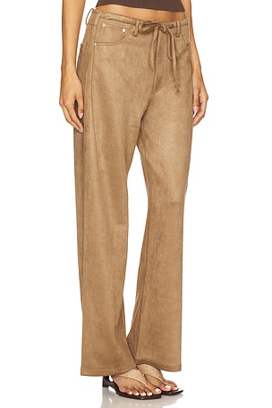 LIONESS Dusty Pant in Brown