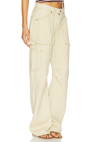 LIONESS Miami Vice Pant in Beige