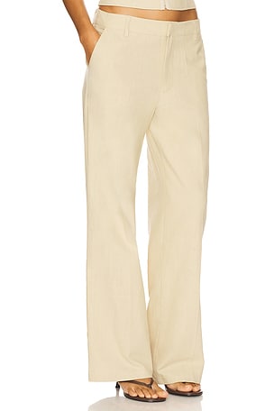 LIONESS Elements Pant in Beige