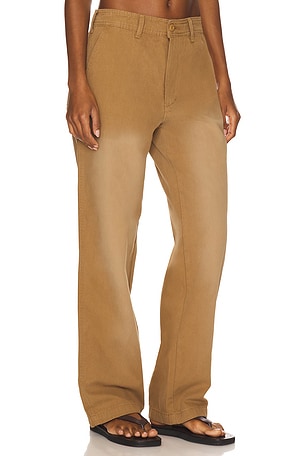 LIONESS Workwear Pant in Tan