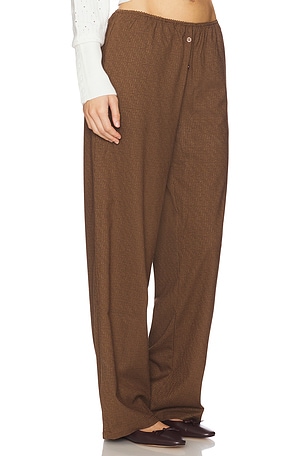 LIONESS Bloom Pant in Chocolate