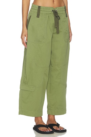LIONESS Fever Pant in Green. Size XXS. Also