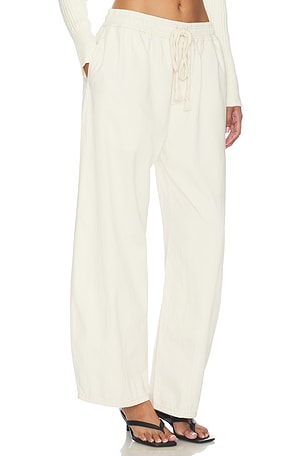 LIONESS Out Of Office Pant in Beige