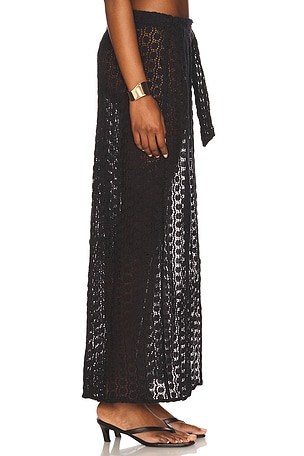 LIONESS x REVOLVE Amore Maxi Skirt in Black