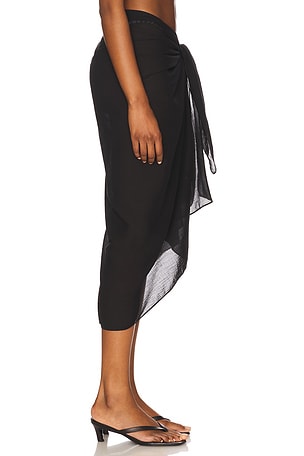 LIONESS x REVOLVE Sole Sarong in Black. Size XXS. Also
