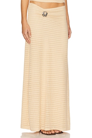 LIONESS x REVOLVE in Your Dreams Skirt in Beige