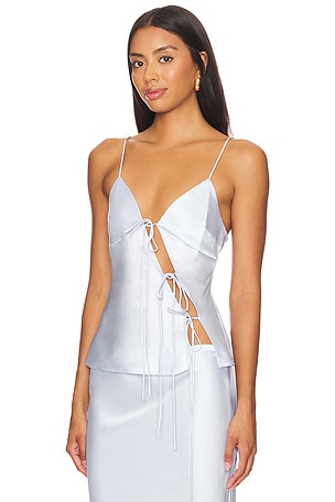 LIONESS Mariah Cami in Baby Blue