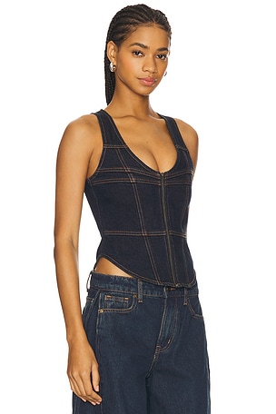 LIONESS Westwood Top in Blue