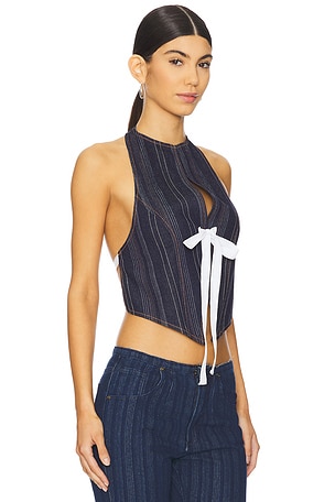 LIONESS Butterfly Top in Blue