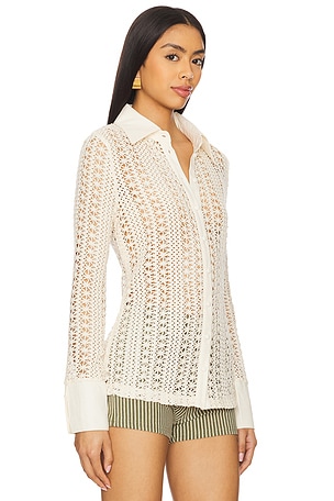 LIONESS Unveiling Shirt in Cream
