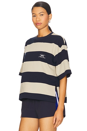 LIONESS Emerging Tee in Navy,Neutral