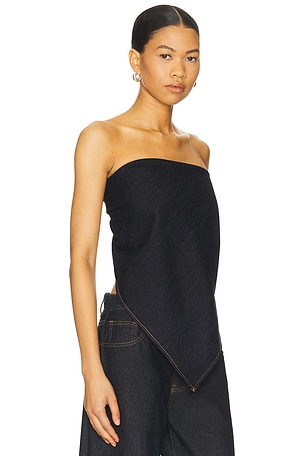 LIONESS New York Bandana Top in Blue