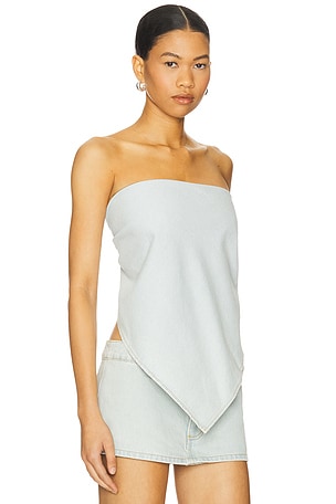 LIONESS New York Bandana Top in Blue
