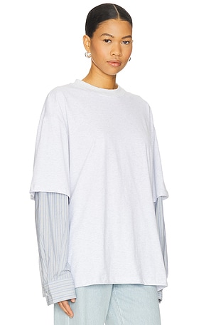 LIONESS Bottega T-shirt in Grey