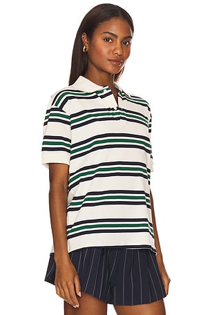 LIONESS Leisure Polo Top in Ivory