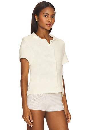 LIONESS Boho Top in Cream