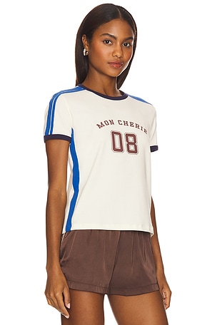 LIONESS Mon Cherie Tee in Ivory