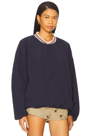 LIONESS Sweetness Jersey Top in Navy