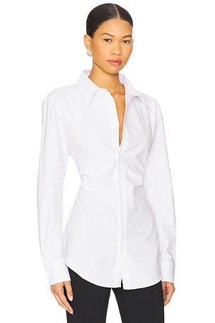 LIONESS Naomi Shirt in White