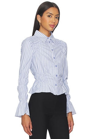 LIONESS Manor Shirt in Baby Blue