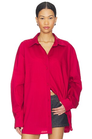 LIONESS Clarity Shirt in Red