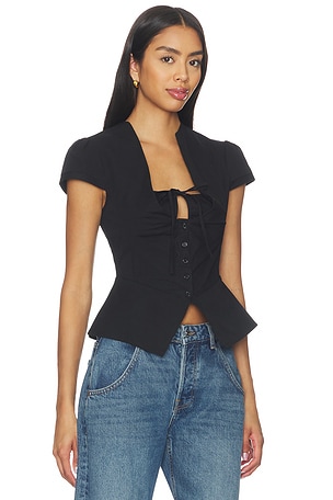 LIONESS Kendall Top en Noir