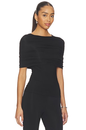 LIONESS Bella Vita Top in Black