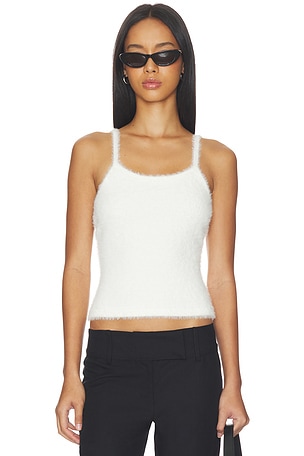 LIONESS Dolce Tank Top in White