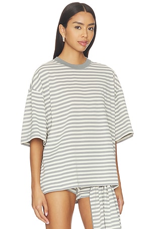 LIONESS Bloom Short Sleeve Tee in Grey