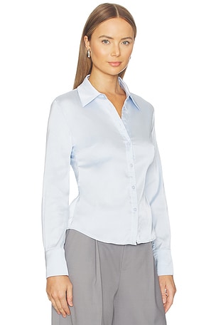 LIONESS Angelic Shirt in Baby Blue. Size S. Also