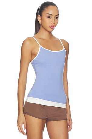 Lioness camiseta tirantes layover en color bebe azul