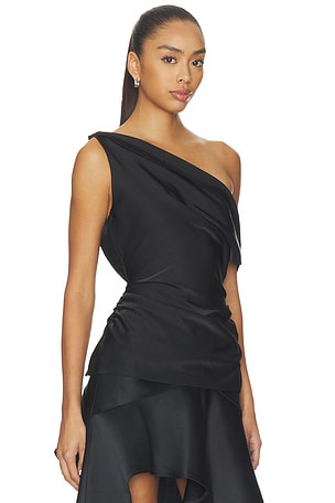 LIONESS Sweetheart Top in Black. Size XXS. Also