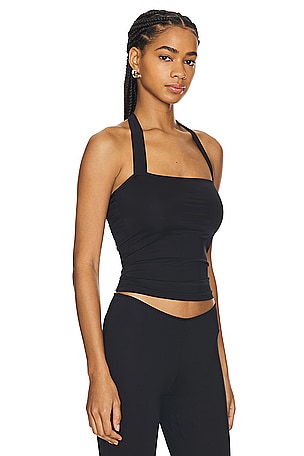 LIONESS Rouje Halter Top in Black