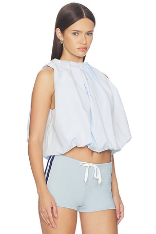 LIONESS Beverly Bubble Top in Baby Blue