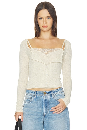 Babydoll Long Sleeve Top LIONESS