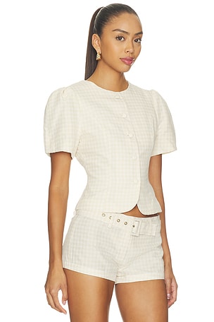 LIONESS Femme Blouse in Beige