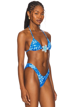 LIONESS x REVOLVE Riviera Bikini Top in Blue