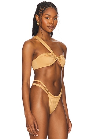LIONESS x REVOLVE Bondi Bikini Top in Tan
