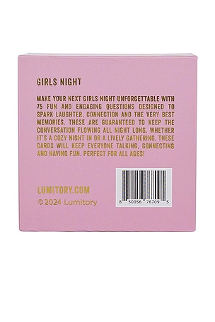 Lumitory Girls Night Conversation Cards in Lavender